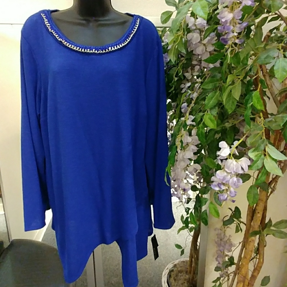Alyx Microstriped Tunic Top-2X